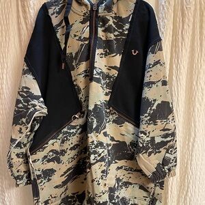 True Religion Camouflage Sweatshirt with Black Accents